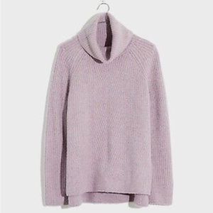 NWT Madewell Mercer Turtleneck Sweater Size S Heather Wisteria